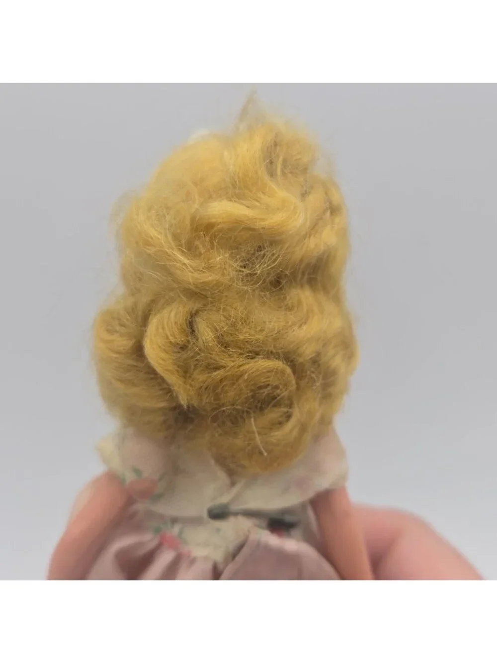 Antique Nancy Ann Story Book Doll Bisque Pudgy Blonde